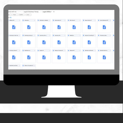 5000+ Business Legal Document Templates - Comprehensive Collection for Technology, Real Estate, Finance, Marketing, Healthcare & More!