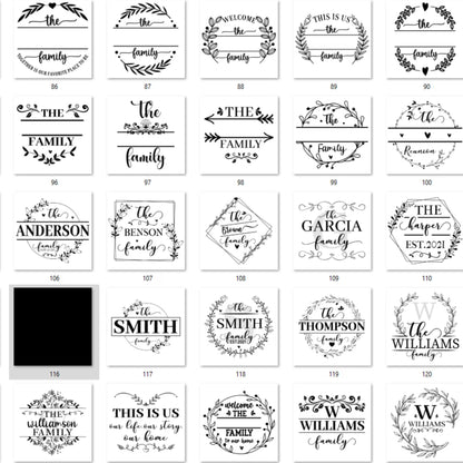 130 Family Monogram SVG Bundle | Last Name Sign SVG | Split Monogram Letters | Wedding Cutting Board SVG,png,dxf,eps | Cricut Silhouette