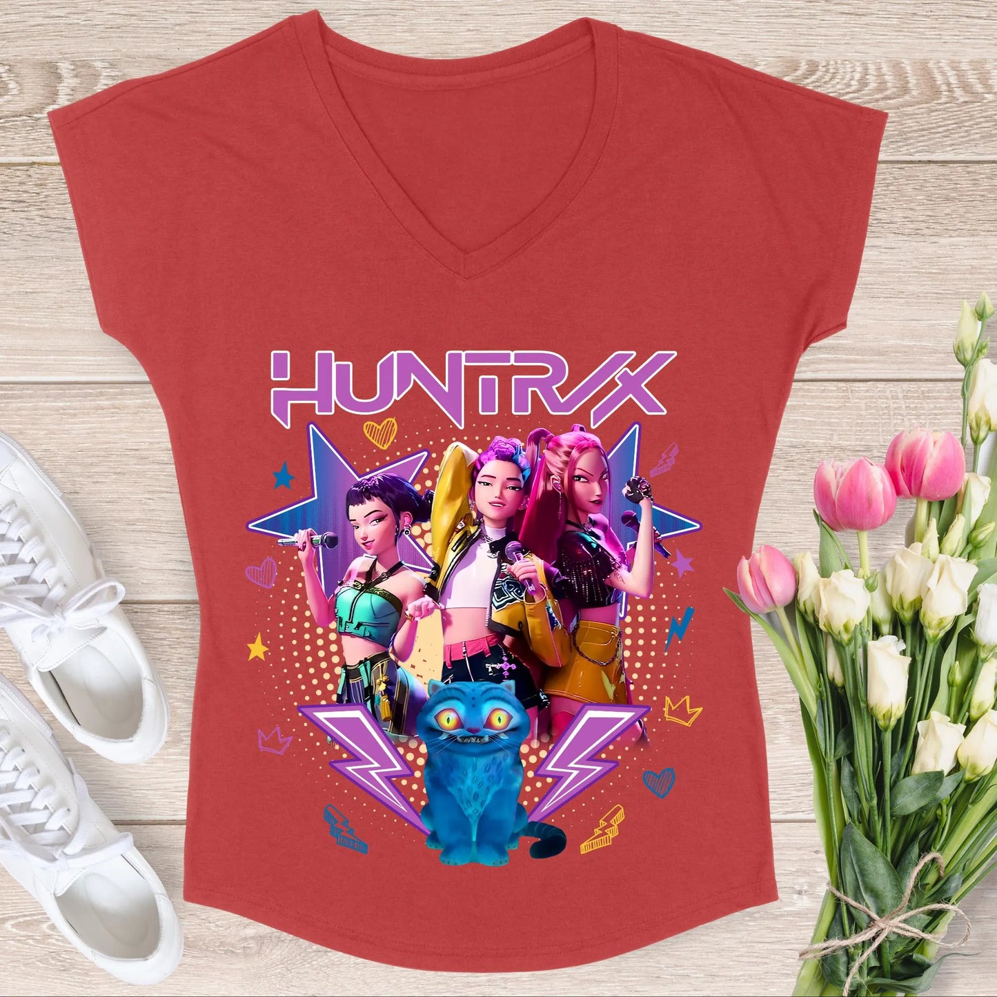 Huntrix SVG PNG Digital Download, Kpop Demon Hunters Cut Files, Instant Download for Crafts and Design Projects