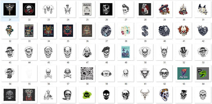 500+ Skull Bundle – SVG png eps dxf pdf | plr mrr