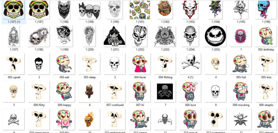 500+ Skull Bundle – SVG png eps dxf pdf | plr mrr
