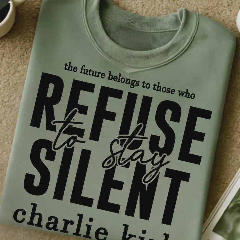 Charlie Kirk SVG PNG Bundle: Freedom, Justice, Human Rights (Digital Files)