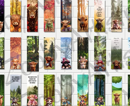 800+ Bookmark Mega Bundle: Watercolor, Floral, Vintage Designs (Digital Download)