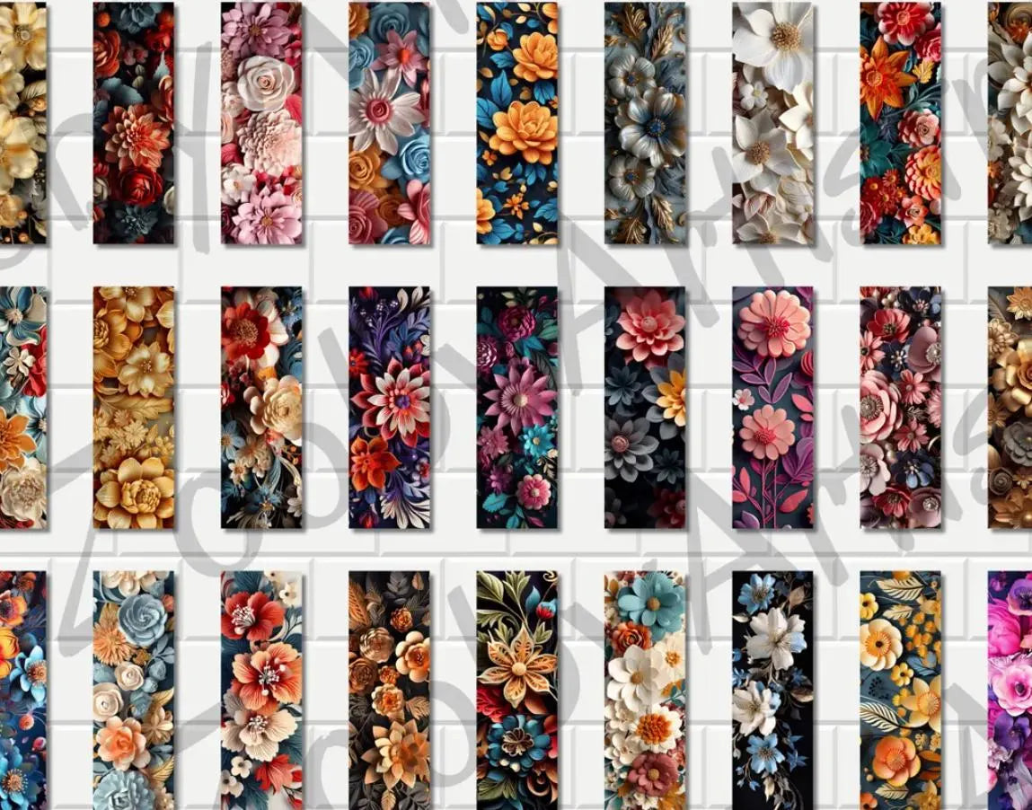 800+ Bookmark Mega Bundle: Watercolor, Floral, Vintage Designs (Digital Download)