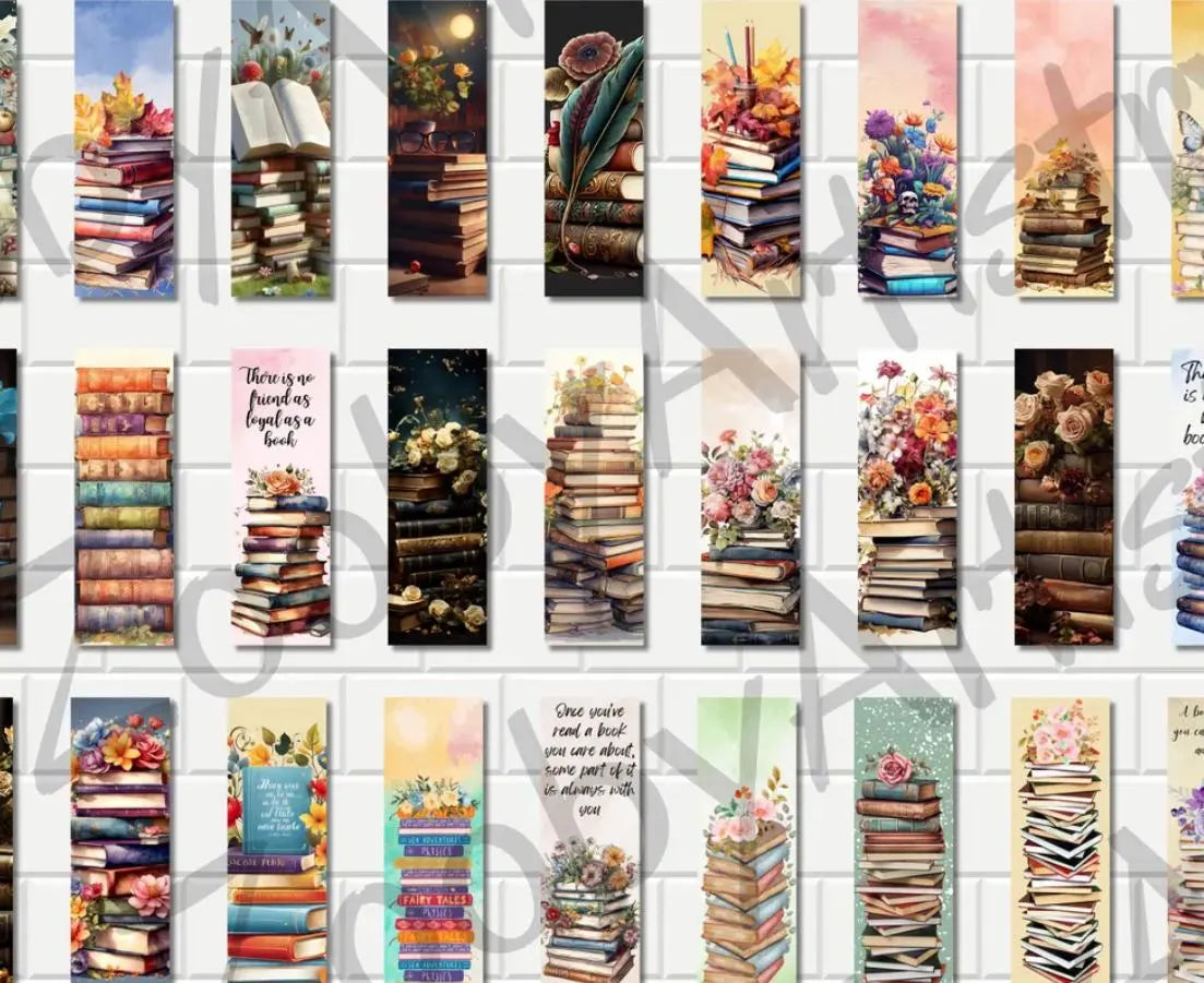 800+ Bookmark Mega Bundle: Watercolor, Floral, Vintage Designs (Digital Download)