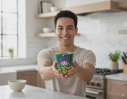 3 KPop Demon Hunters Ramen Noodle Labels, Mira Rumi Zoey Cup Noodle Ramyeon Label Party Decor, Kpop Birthday Supplies Printable Party Favors