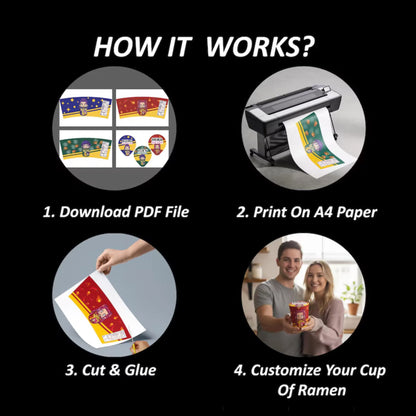 3 KPop Demon Hunters Ramen Noodle Labels, Mira Rumi Zoey Cup Noodle Ramyeon Label Party Decor, Kpop Birthday Supplies Printable Party Favors