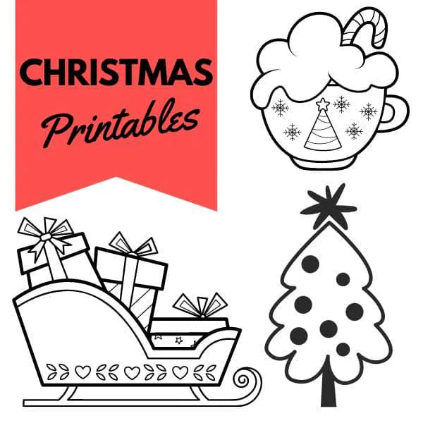 Christmas Shrinkets – Shrink Plastic Templates (PDF Instant Download)
