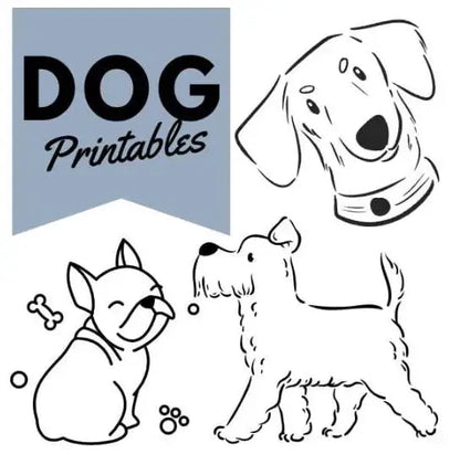 Dog Shrinkets – Shrink Plastic Templates (PDF Instant Download)