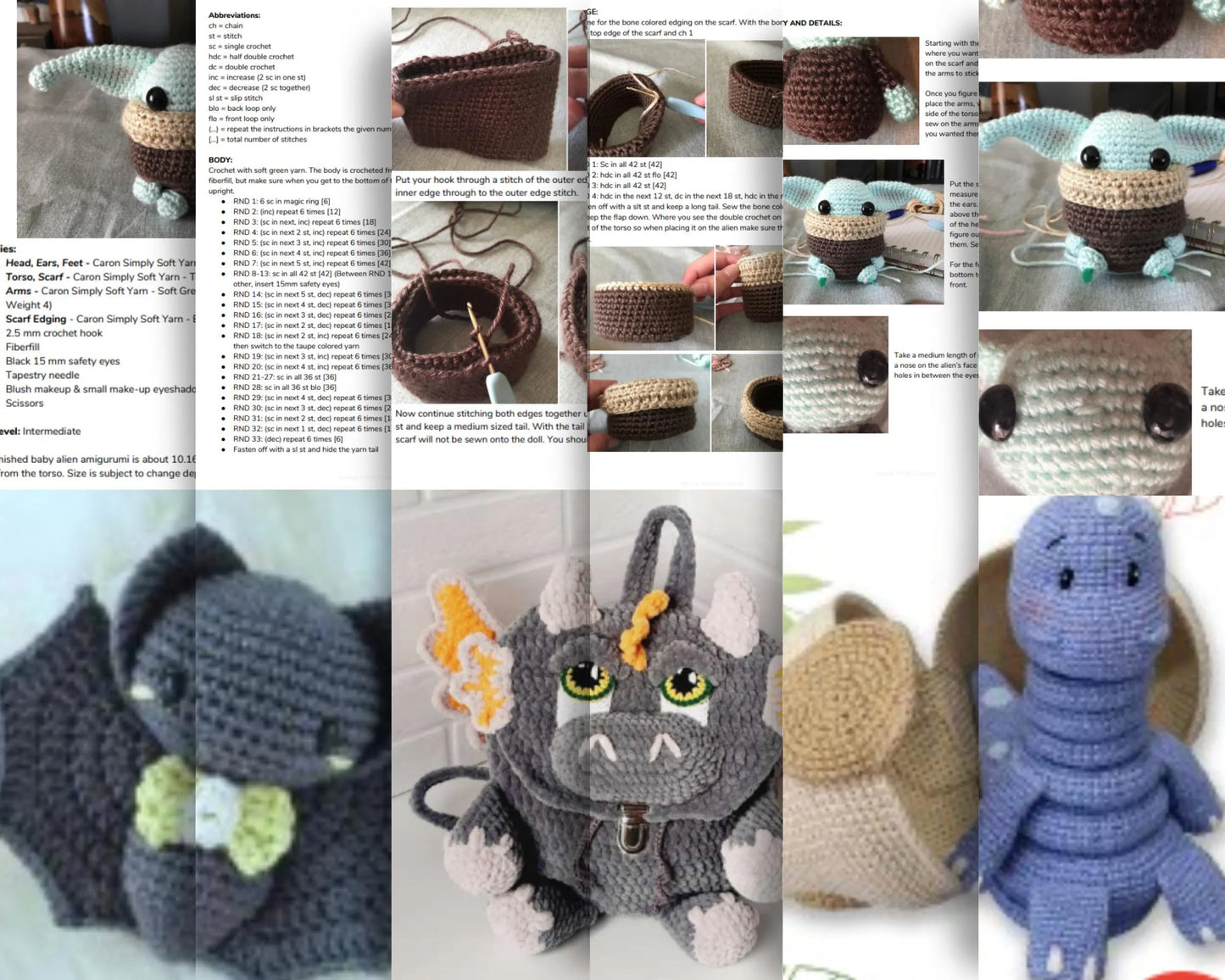 62+ Baby Crochet Patterns: Blankets, Toys, Clothes (PDF Pattern)