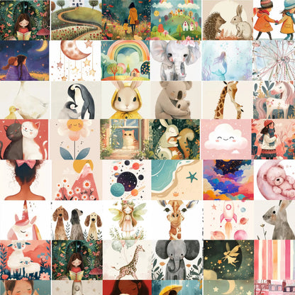 100+ Nursery Wall Art Prints: Gender Neutral Decor (Digital Download)