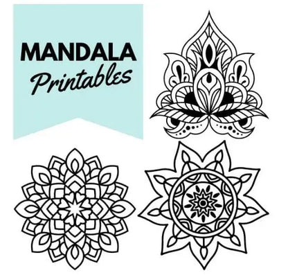 Mandala Shrinkets – Shrink Plastic Templates (PDF)