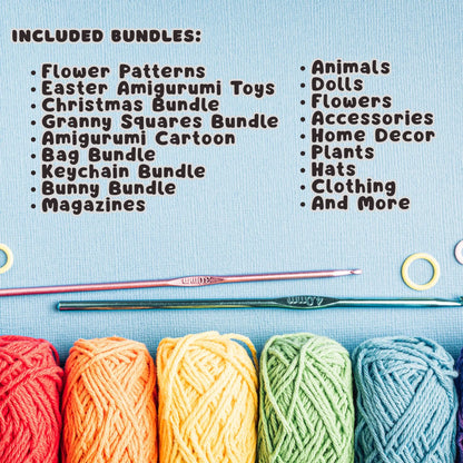 6000+ Crochet Pattern Collection: Flowers, Amigurumi & DIY Projects (PDF Download)