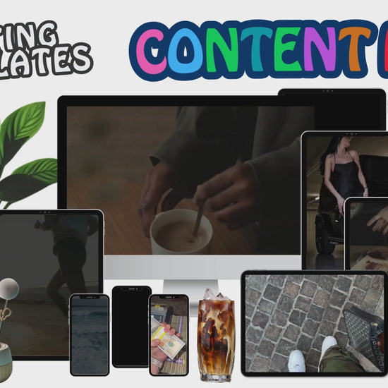 Instagram and TikTok carousels and reels templates for reselling